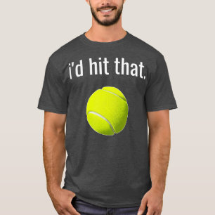 T-shirt J'Ai Touché Cette Chemise De Tennis Drôle Drôle Ca