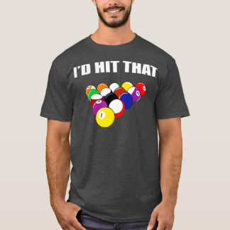 T-shirt J'Ai Touché Cette Drôle Joueur Billard Idée Cadeau