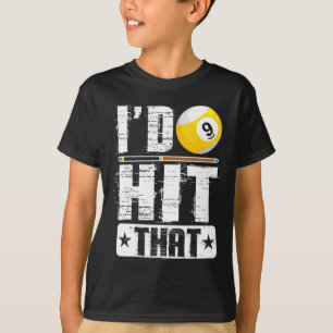 T-shirt J'Ai Touché Le Ventilateur Du Lecteur Billard