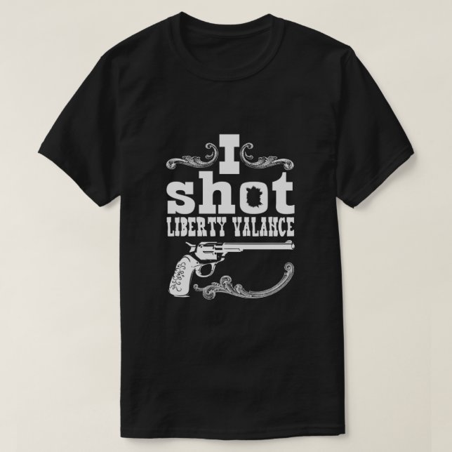 T-shirt J'ai tourné Liberty Valance - Couleurs sombres Ess (Design devant)