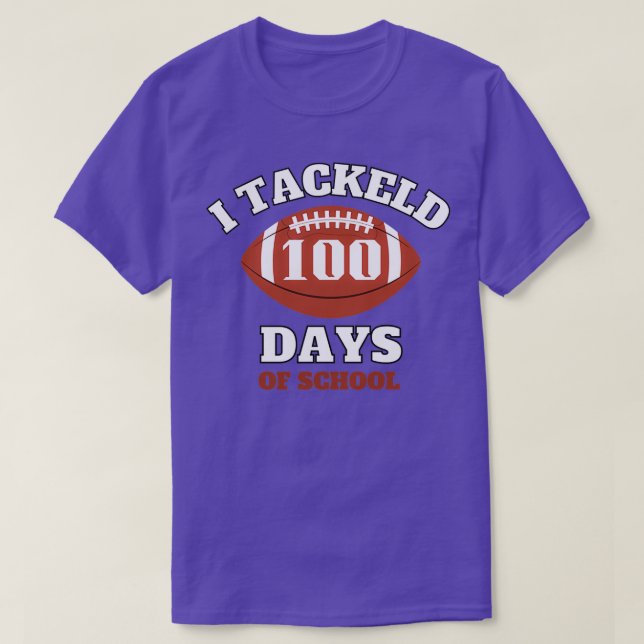 T-shirt J'Ai Traité 100 Jour D'École 13 (Design devant)