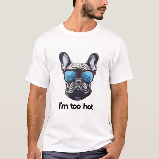 T-shirt j'ai trop chaud (Devant)