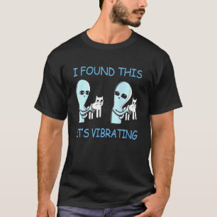 T-shirt J'Ai Trouvé Ça Ses Chats Aliens Vibrants