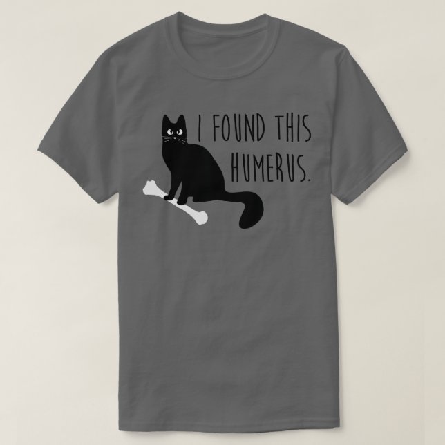 T-shirt J'Ai Trouvé Ce Chat Humère (Humoristique) Drôle (Design devant)