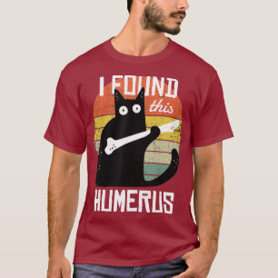 T-shirt J'Ai Trouvé Ce Chat Humerus Chats Pun Humoristiqu
