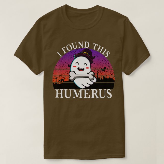 T-shirt J'Ai Trouvé Cet Humerus Drôle Halloween Ghost Nurs (Design devant)
