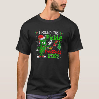 T-shirt J'Ai Trouvé Le Pickle Christmas 2022 Père Noël Pic