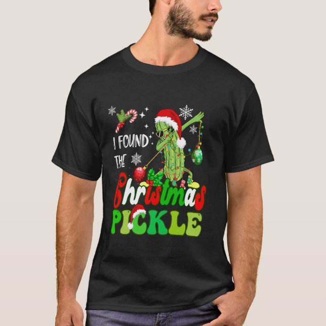 T-shirt J'Ai Trouvé Le Sac De Noël Drôle Pickles Candy G (Devant)
