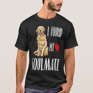 T-shirt J'ai trouvé mon âme sœur Chien Retriever doré Meil