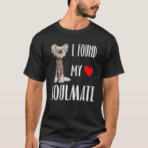 T-shirt J'Ai Trouvé Mon Âne Chinois Crested Chien Meilleur