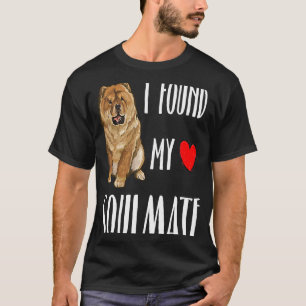 T-shirt J'Ai Trouvé Mon Âne Chow Chow Dog Meilleur Ami