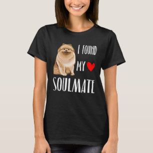T-shirt J'Ai Trouvé Mon Âne Pomeranian Chien Meilleur Ami