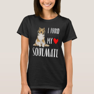 T-shirt J'Ai Trouvé Mon Âne Shetland Sheepdog Chien Meille
