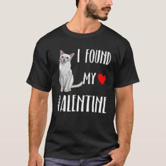 T-shirt J'ai trouvé mon chat Tonkinais de la Saint-Valenti