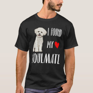 T-shirt J'Ai Trouvé Mon Soulmate Bichons Frise Dog Meilleu