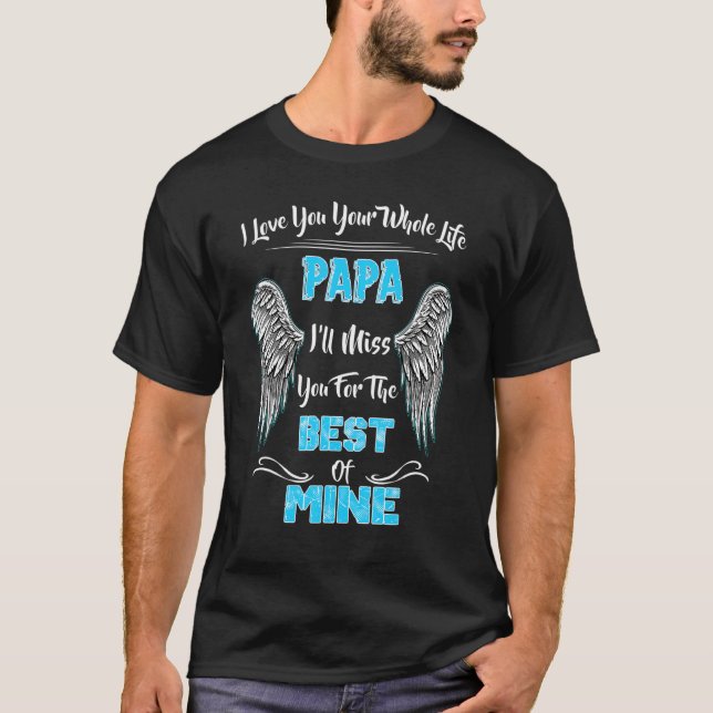 T-shirt J'Ai Un Ange Gardien Au Ciel J'Appelle Papa Misse (Devant)