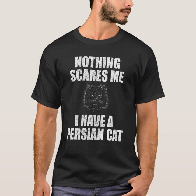 T-shirt J'Ai Un Chat Perse 1 (Devant)