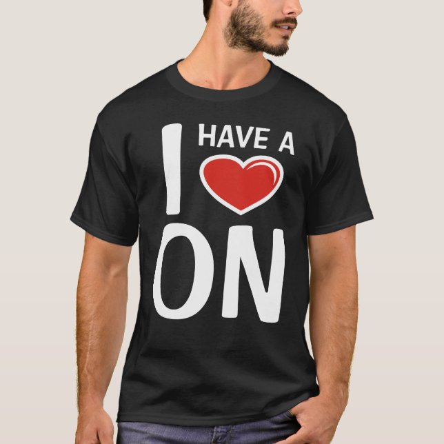 T-shirt J'ai un coeur dessus (Devant)