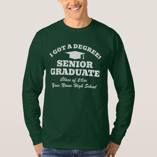 T-shirt J'ai un diplôme ! Chemise amusante pour les étudia (Devant)
