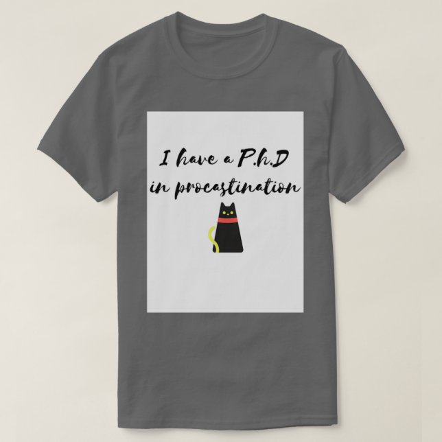 T-shirt J'ai un doctorat 9 (Design devant)