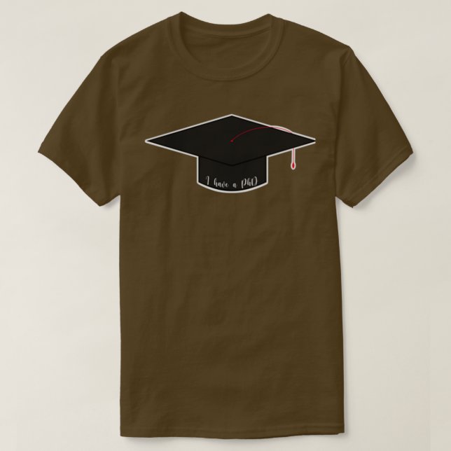 T-shirt J'ai un doctorat plafonné 1 (Design devant)