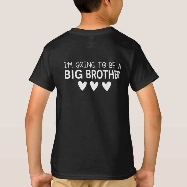 T-shirt J'Ai Un Faire-part De Grossesse Big Brother Secret (Dos)