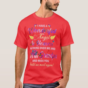 T-shirt J'ai un merveilleux ange dans le ciel Il est mon p