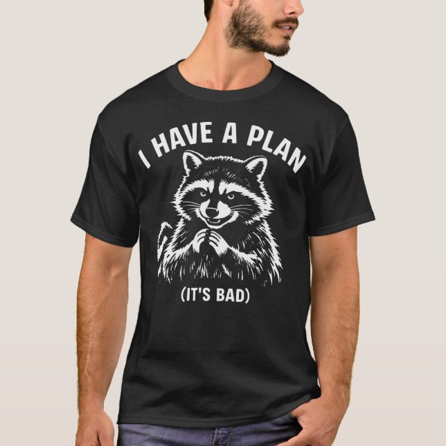 T-shirt J'ai un plan drôle (Devant)
