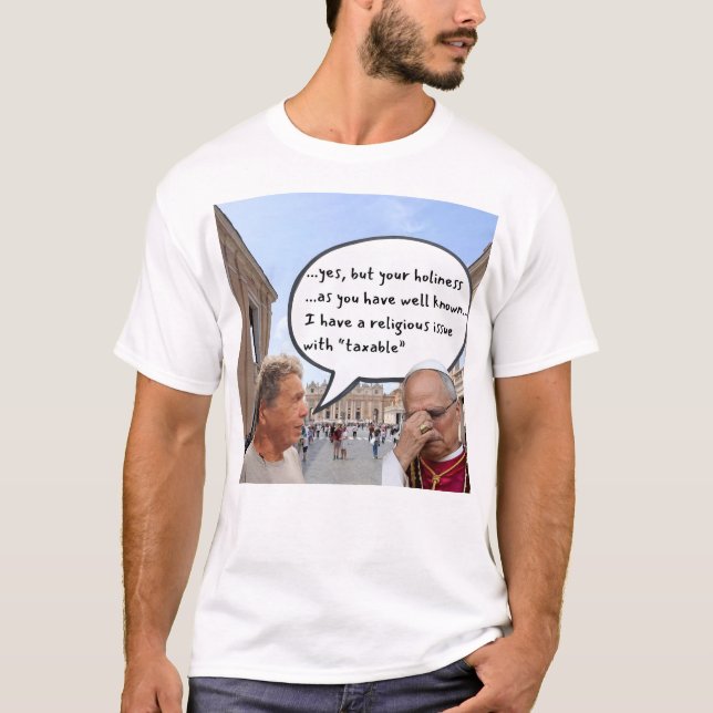 T-shirt J'ai un problème religieux (Devant)