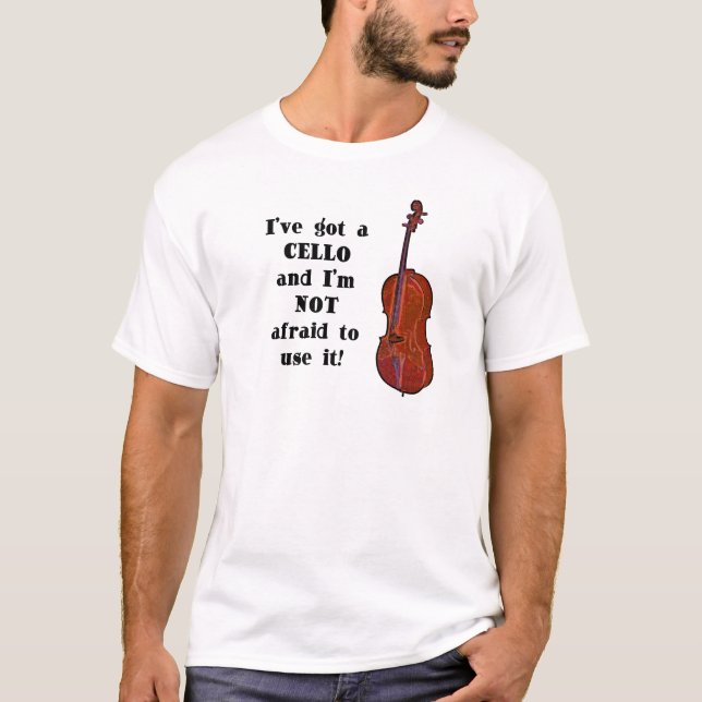 T-shirt J'ai un violoncelle (Devant)