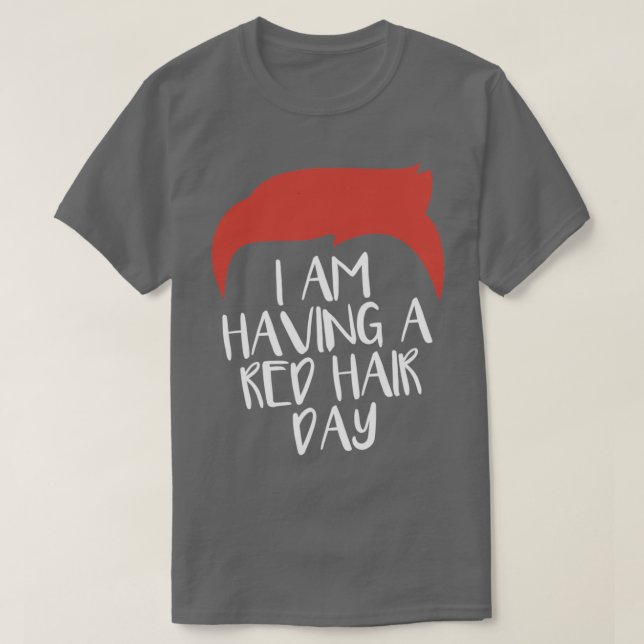 T-shirt J'Ai Une Cheveux Rouge Jour MC1R Redhead (Design devant)