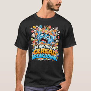 T-shirt J'ai une Dépression de Céréales Drôle de Céréale