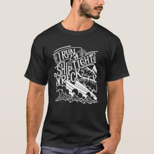 T-shirt J'Ai Une Épave Serrée De Vente Vintage De Style Na