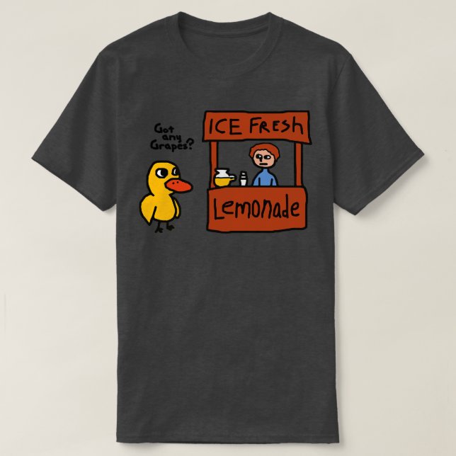 T-shirt J'Ai Une Épingle De Raisins (Design devant)