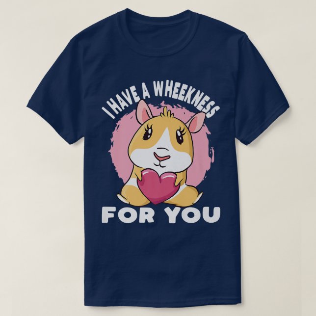 T-shirt J'Ai Une Faiblesse Pour Vous Guinée Pig741 (Design devant)