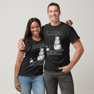 T-shirt J'ai une fonte, Snowman