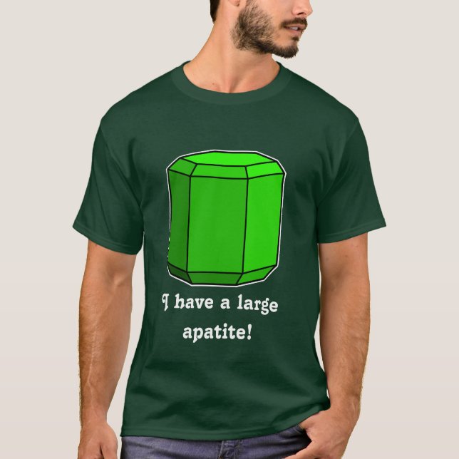 T-shirt J'Ai Une Grande Apatite ! (Devant)