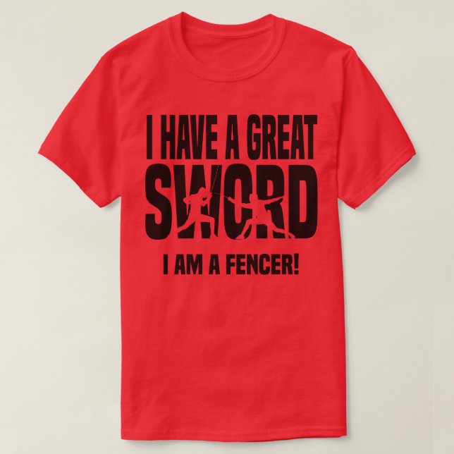 T-shirt J'ai une grande épée (Design devant)