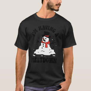T-shirt J'ai une panne de neige fondue Drôle Chri
