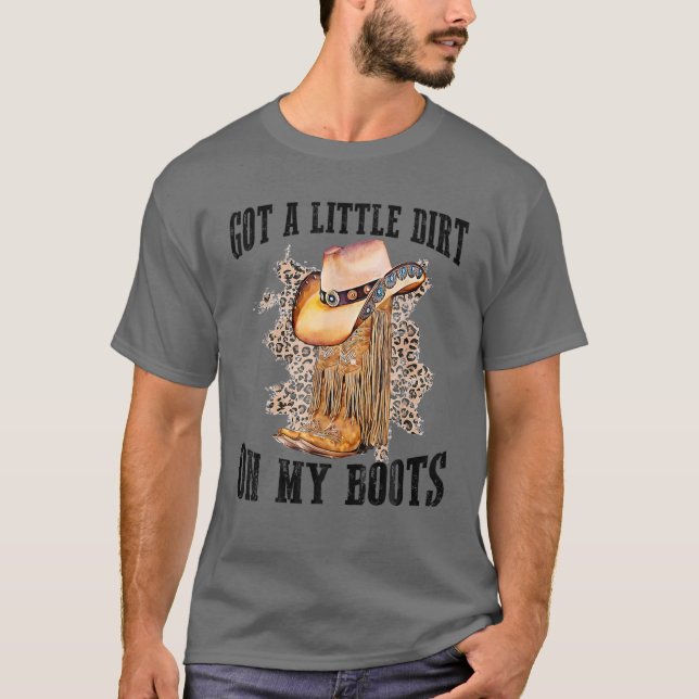 T-shirt J'Ai Une Petite Idée Sur Mes Bottes Musique De Pay (Devant)