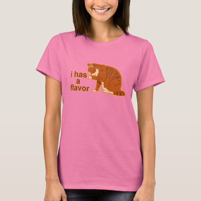 T-shirt J'ai une saveur, LOL CAT (Devant)