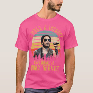 T-shirt J'Ai Une Thérapie Sa Légende Lenny Kravitz