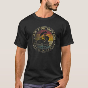 T-shirt J'Ai Une Voie Minière Retro Train Modèle R