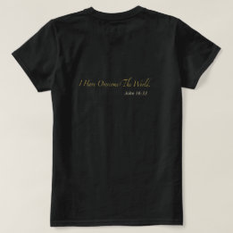 T-shirt J'ai vaincu le monde Jean 16:33