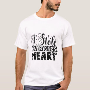 T-shirt J'ai volé le cœur de tout le monde-01