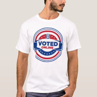 T-shirt J'ai voté en ligne