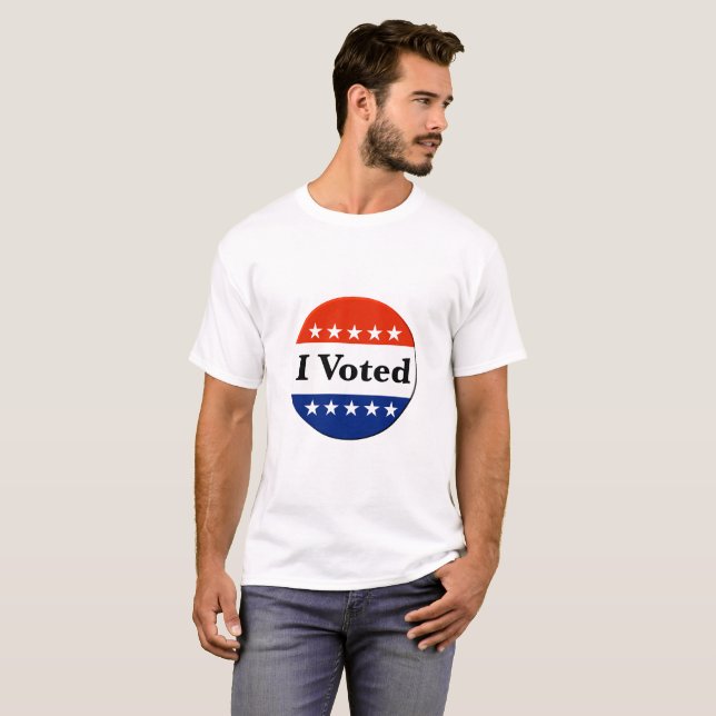 T-shirt J'ai voté les élections de 2026 (Devant entier)