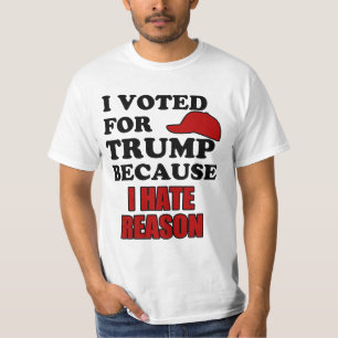 T-shirt J'ai voté pour l'atout parce que je déteste la