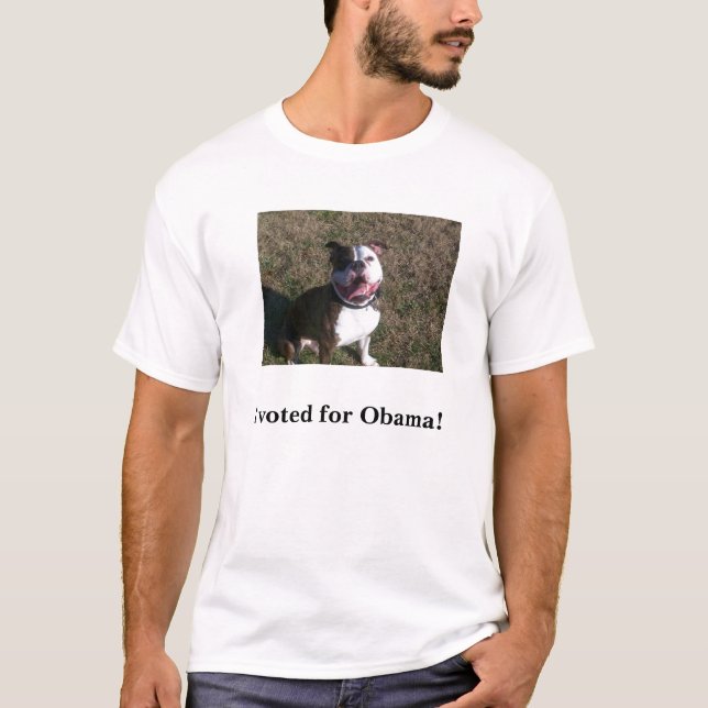 T-shirt J'ai voté pour Obama ! (Devant)