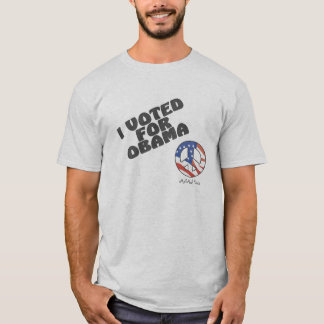 T-shirt J'ai voté pour Obama